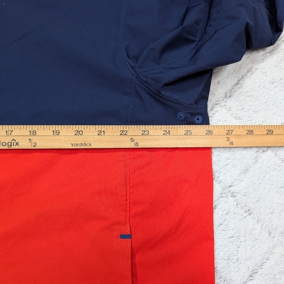 Polo Ralph Lauren Jacket Mens XL Blue Orange ½ Zip Golf Windbreaker Pullover - Picture 5 of 9